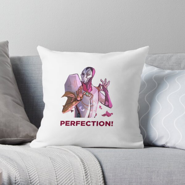 Perfection Jhin Throw Pillow
