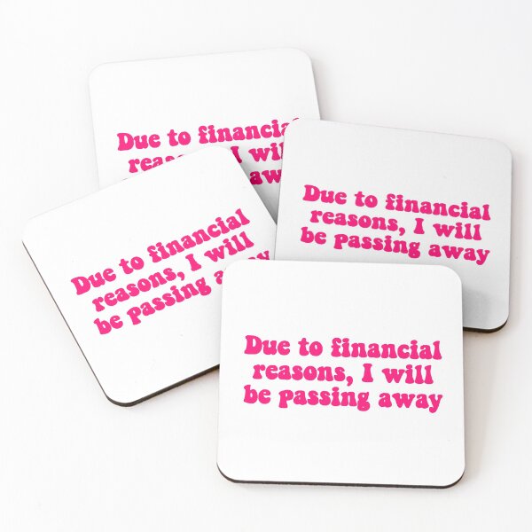 Item preview, Financial Passing Hot Pink designed and sold by Hannah Marland.