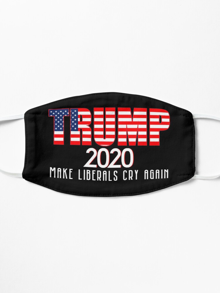 Alternate view of Trump 2020 Make Liberals Cry Again Mask