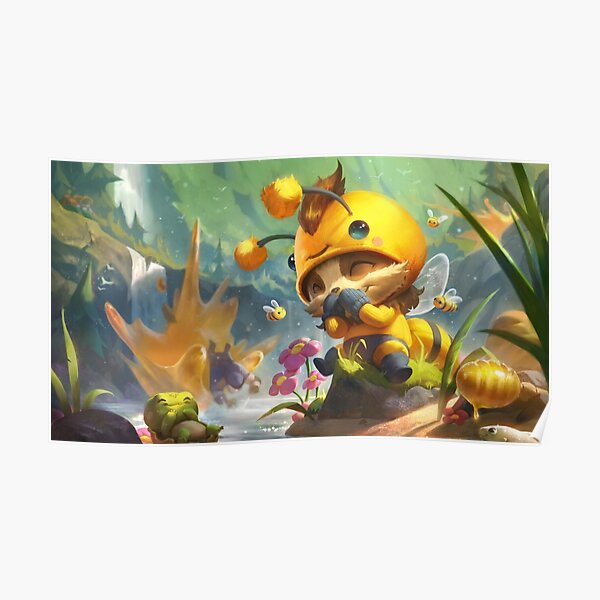 Poster Teemo Redbubble