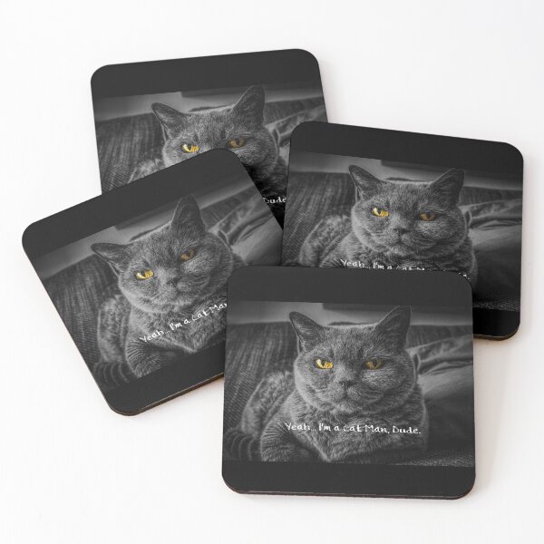 Item preview, Cat Man, Dude! designed and sold by ALifeSavored.