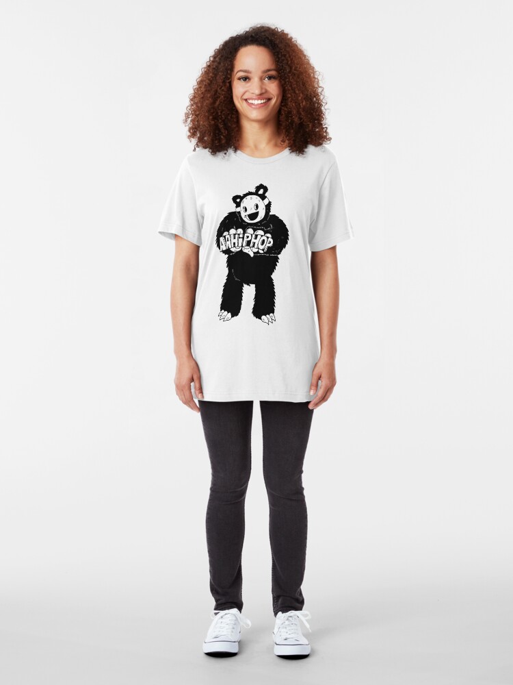 Alternate view of AAHIPHOP Love/Hate Bear Slim Fit T-Shirt