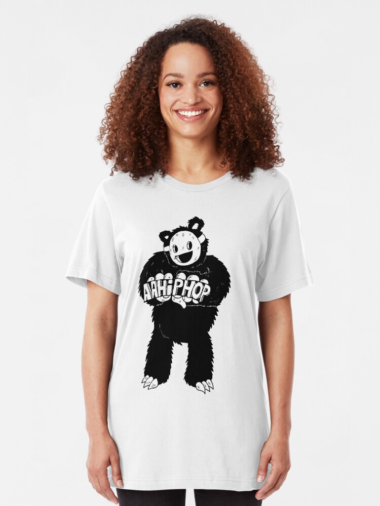 Alternate view of AAHIPHOP Love/Hate Bear Slim Fit T-Shirt