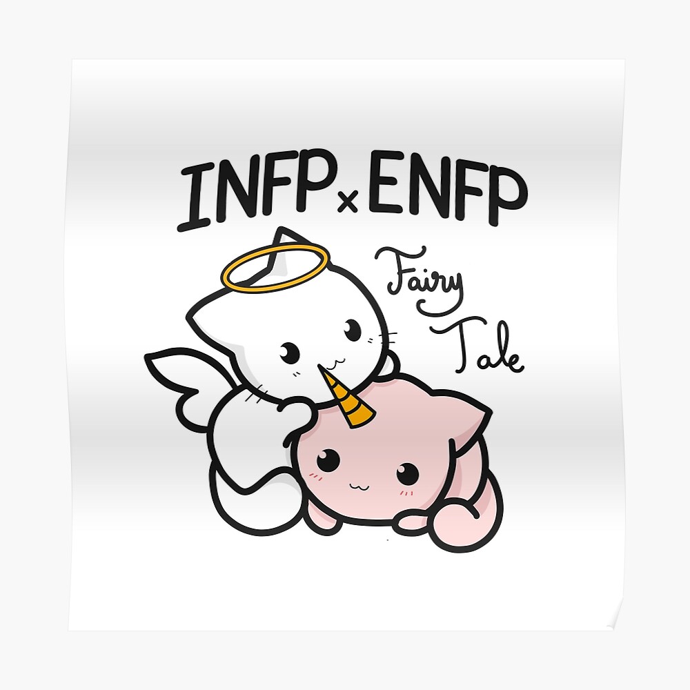 Infp X Enfp Couple Fairytale Sticker For Sale By Bushraba Redbubble