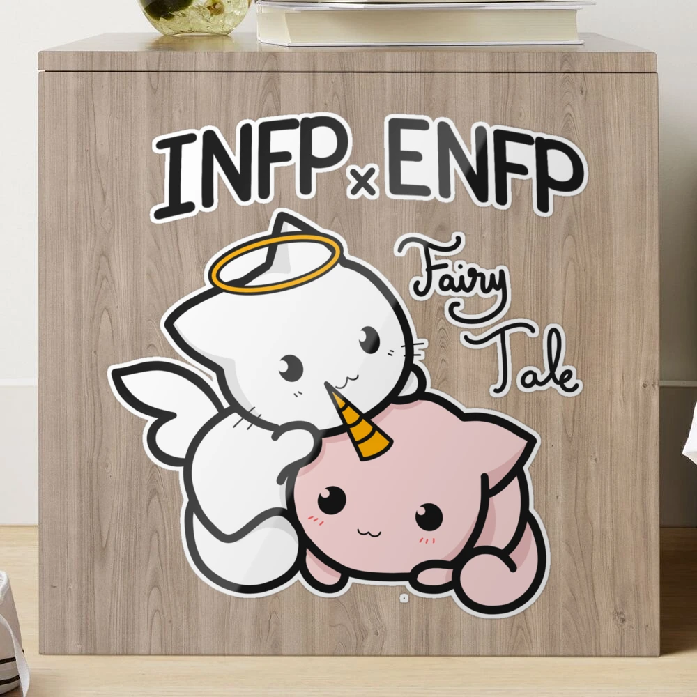 ENFP Girl/Boy B/W 4x6 Thermal Sticker Kawaii -  Portugal