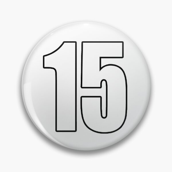 Number 15 number fifteen shirt number soccer sport Sticker by GeogDesigns