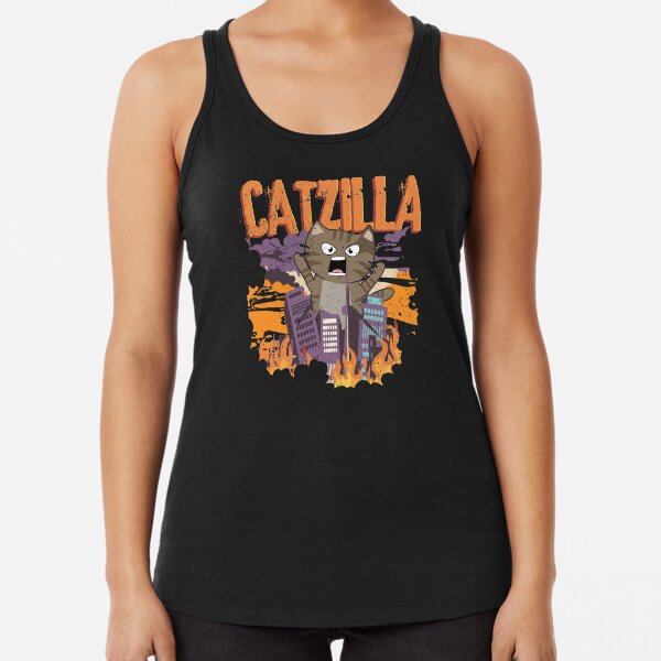 Item preview, Funny CATZILLA Joke product for Cat Lovers Film Fans design designed and sold by Lisbob.