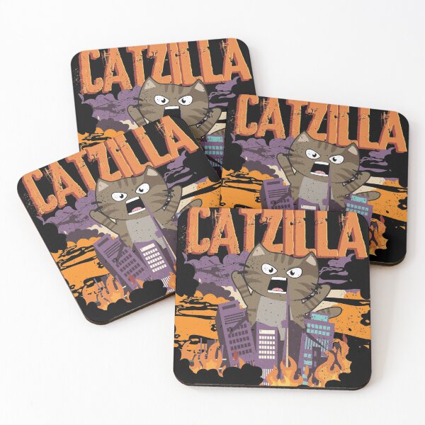 Item preview, Funny CATZILLA Joke product for Cat Lovers Film Fans design designed and sold by Lisbob.