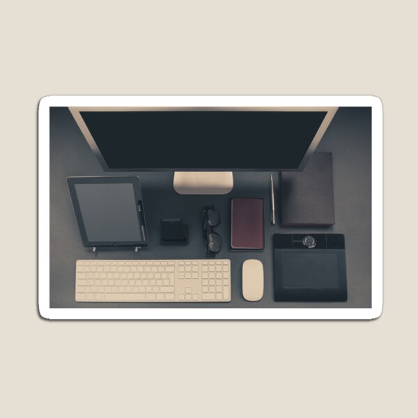 Setup Home Living Redbubble - desk setup roblox