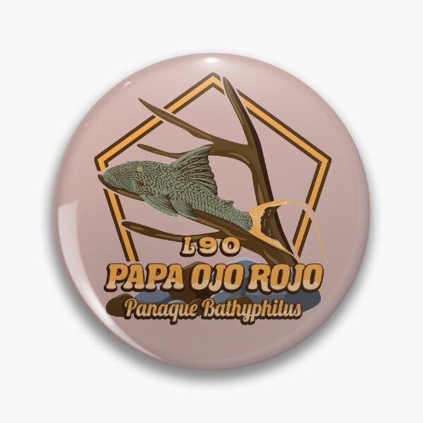 Item preview, L90 Panaque bathyphilus Papa Suckermouth Pleco Aquarium Fish Merch designed and sold by TheAplus.