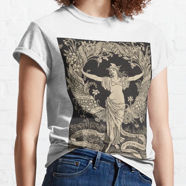 A Garland for May Day by Walter Crane, 1895 Classic T-Shirt