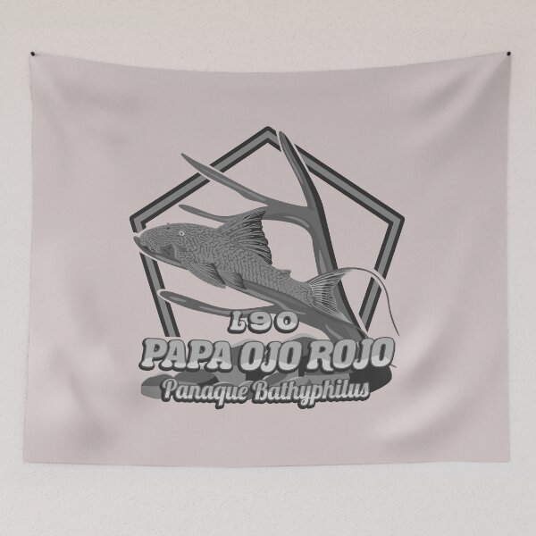 Item preview, L90 Panaque bathyphilus Papa Suckermouth Pleco Aquarium Fish Merch b/w designed and sold by TheAplus.