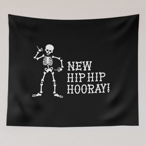 Item preview, New Hip Hip Hooray Hip operation surgery gift idea designed and sold by LaundryFactory.