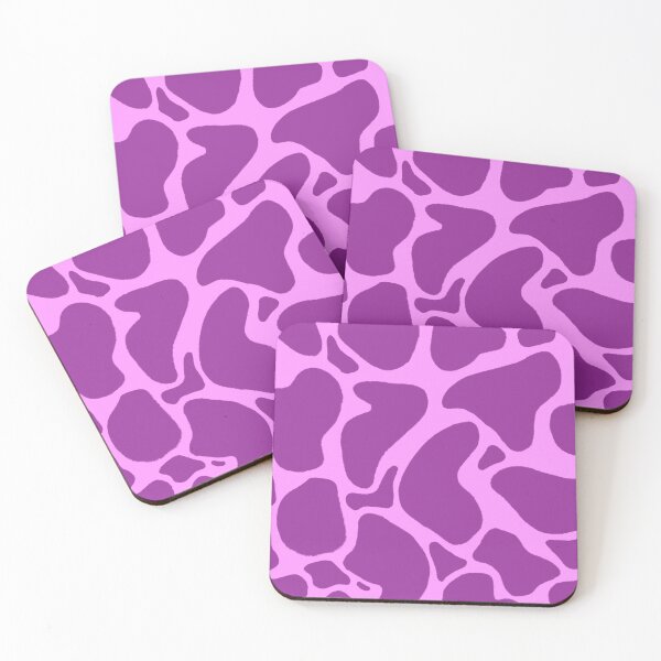 Item preview, Monochrome purple cow print  designed and sold by rumbie.