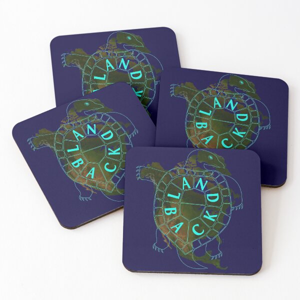 Item preview, Land Back Turtle Island designed and sold by YouAreHereArt.