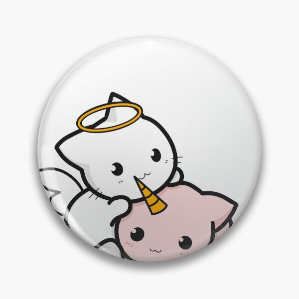Item preview, cat angel and cat unicorn designed and sold by darcy boutique.