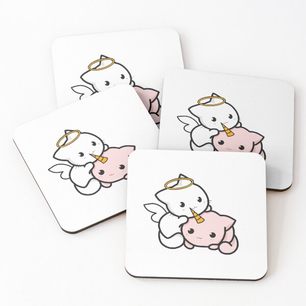 Item preview, cat angel and cat unicorn designed and sold by darcy boutique.