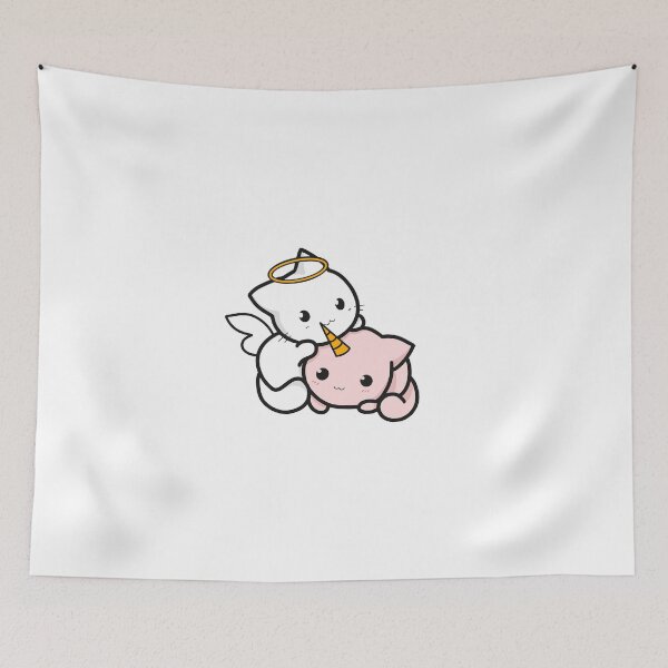 Item preview, cat angel and cat unicorn designed and sold by darcy boutique.