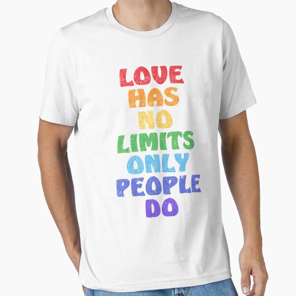 Item preview, Love Has No Limits Only People Do - Kelly Design Company Pride art designed and sold by KellyDesignCo.