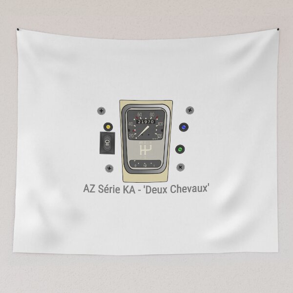 Item preview, Citroen 2CV - AZ Série KA - 'Deux Chevaux' (WITH TEXT) designed and sold by Dark Enterprises.