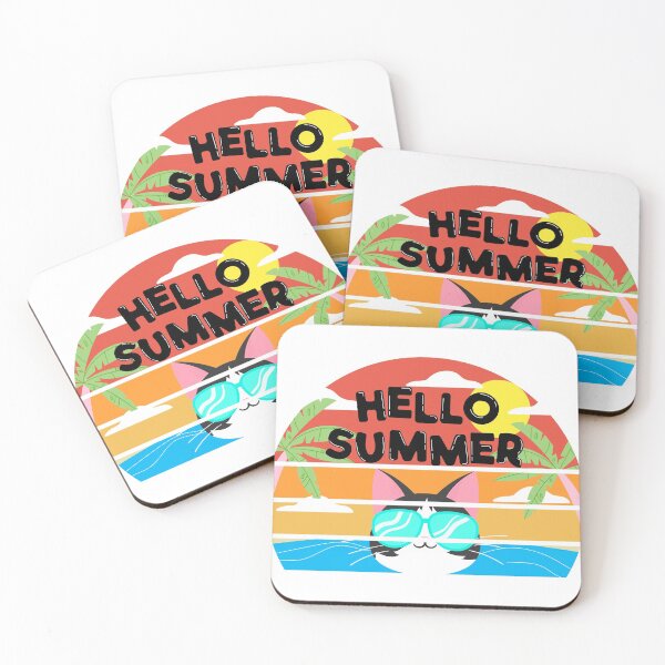 Item preview, My cat says Hello summer designed and sold by Dieowl.