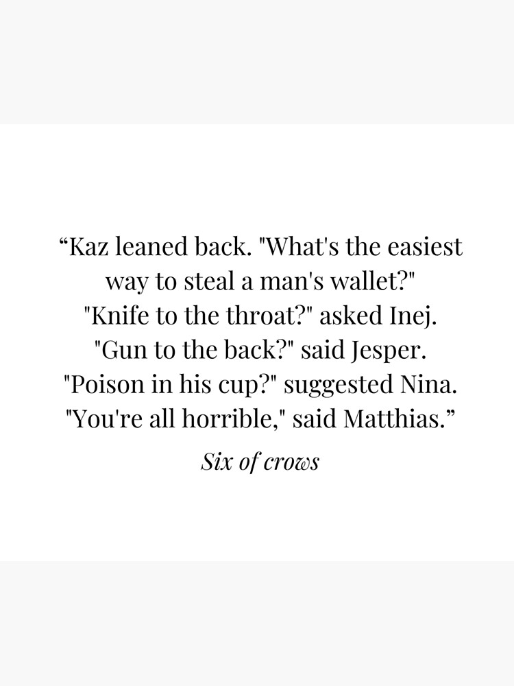 Six of crows quotes