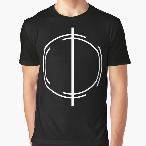 OPA Split Circle Grafik T-Shirt