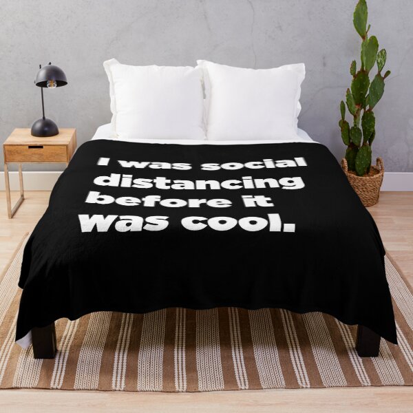 Item preview, I was social distancing before it was cool hipster designed and sold by SubtleSplit.