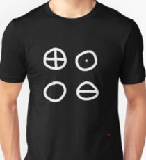 Classical element Earth Water Air and Fire symbol Unisex T-Shirt