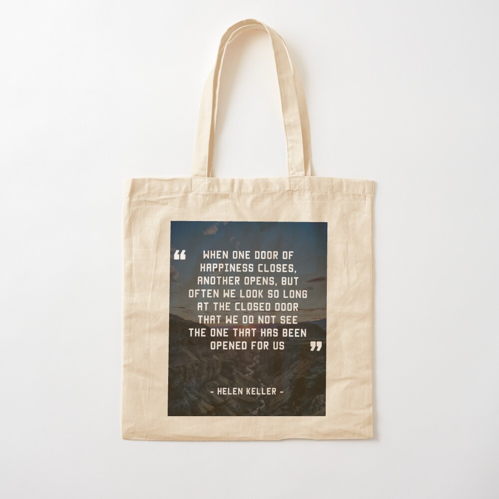 Together We Can Do So Much Helen Keller Quotes Cotton Canvas Tote Bag