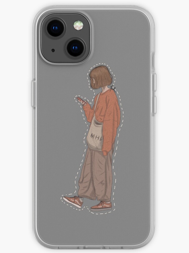 Aesthetic Cute Ulzzang Girl Design Iphone Case For Sale By Nndraws Redbubble