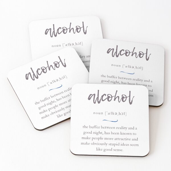 Item preview, Alcohol Definition | Dictionary Collection designed and sold by Designschmiede.