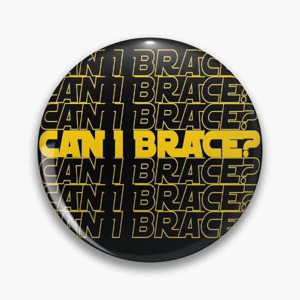 Item preview, Can I Brace (Yellow) designed and sold by Dumb-Dumbs & Dice.