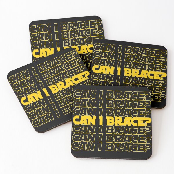 Item preview, Can I Brace (Yellow) designed and sold by Dumb-Dumbs & Dice.
