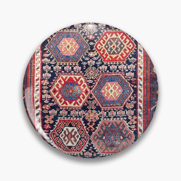 Item preview, Kurdish Northwest Persian Rug Print designed and sold by Vicky Brago-Mitchell®.