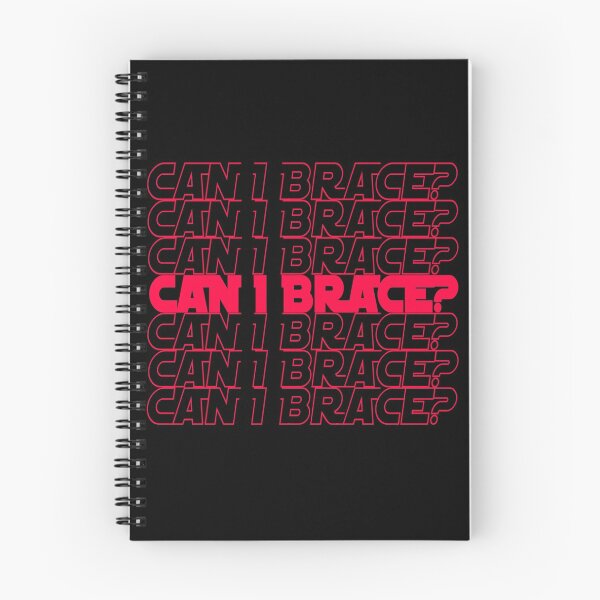 Item preview, Can I Brace (Red) designed and sold by Dumb-Dumbs & Dice.