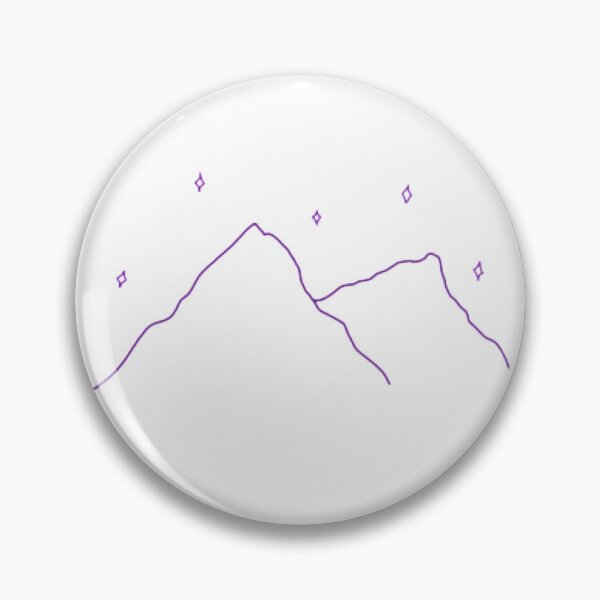 Item preview, Starry Mountain Simple Print  designed and sold by Ellora  Roy.