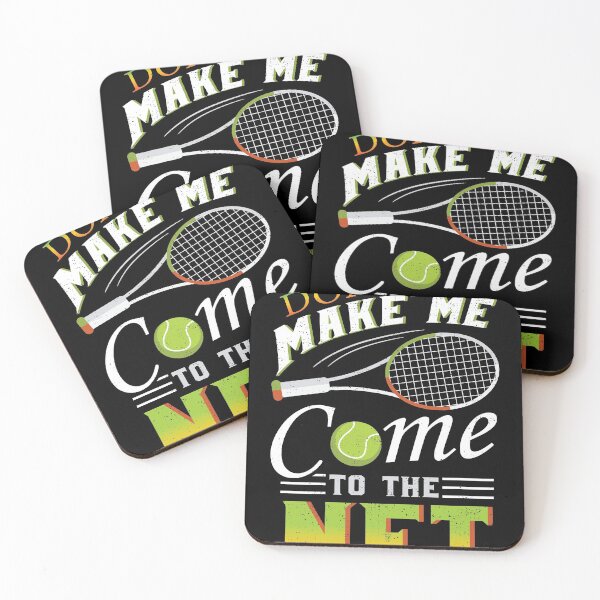 Item preview, Don't Make Me Come To The Net Funny Tennis Gift Design design designed and sold by Lisbob.