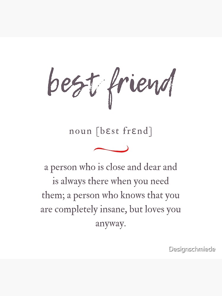 "Best Friend Definition Dictionary Collection" Throw Pillow by