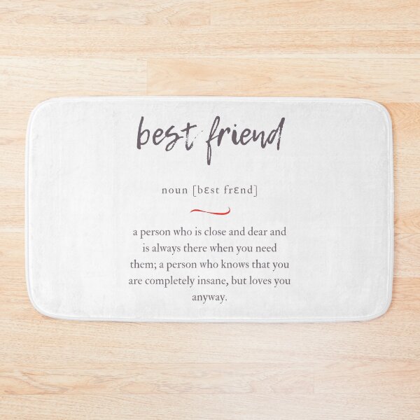 Item preview, Best Friend Definition | Dictionary Collection designed and sold by Designschmiede.