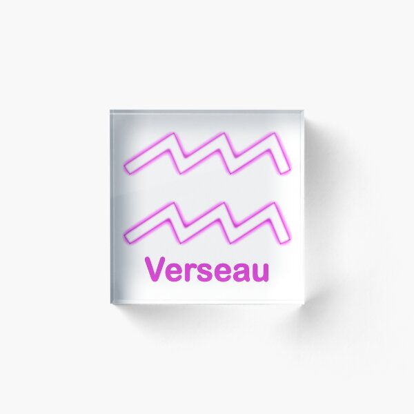 Verseau Acrylic Block