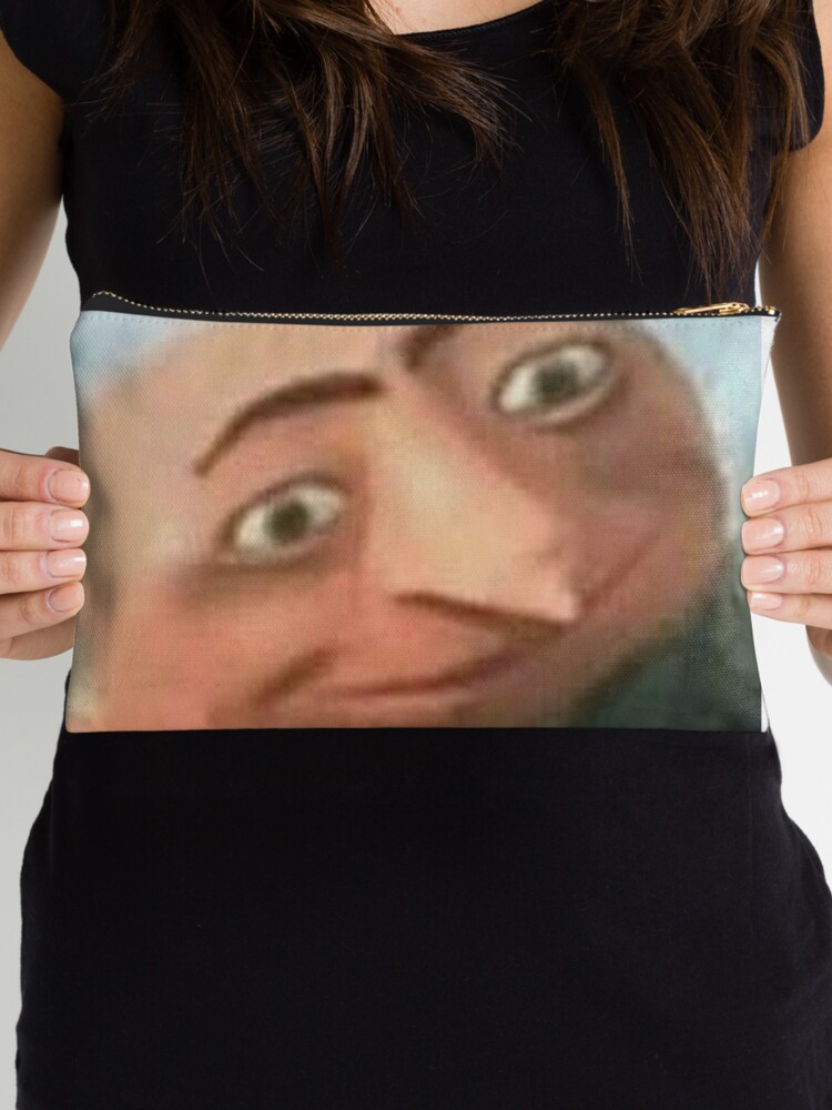 Gru Meme Face Zipper Pouch for Sale by itsjustpeachy