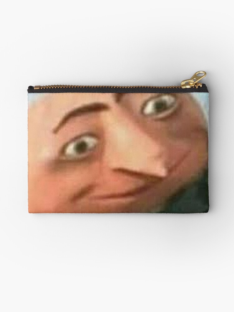 Gru Meme Face Zipper Pouch for Sale by itsjustpeachy