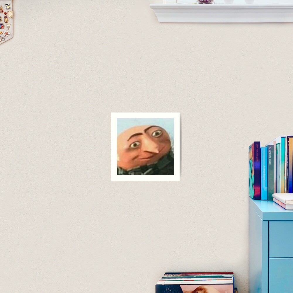 Gru Meme Face Greeting Card for Sale by itsjustpeachy