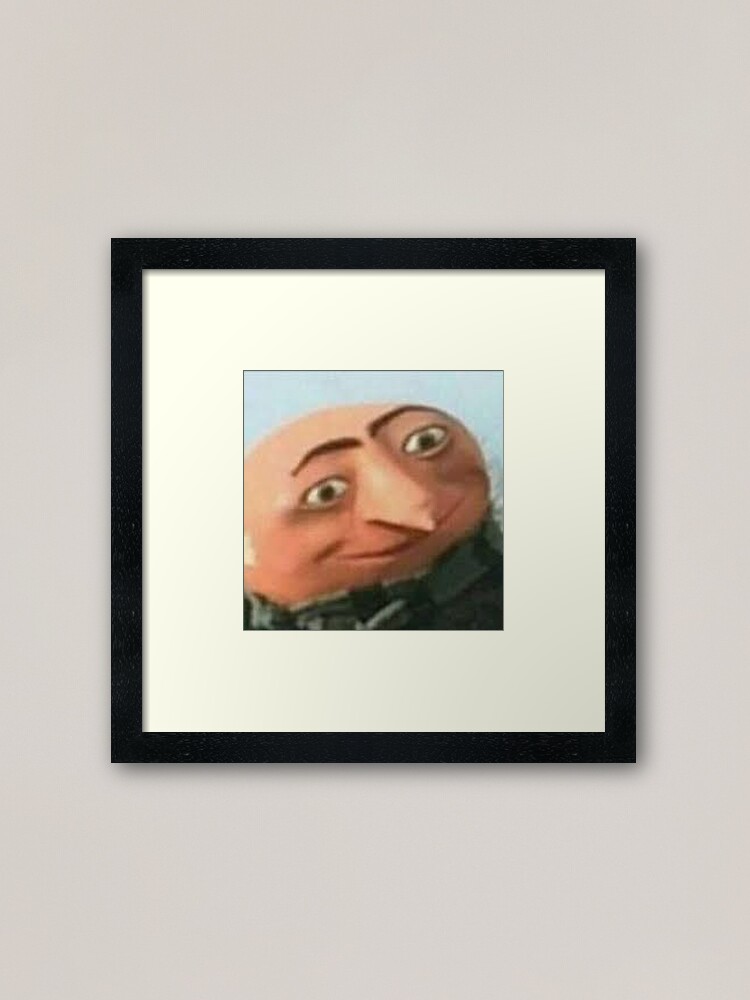 Gru Meme Face Art Print for Sale by itsjustpeachy