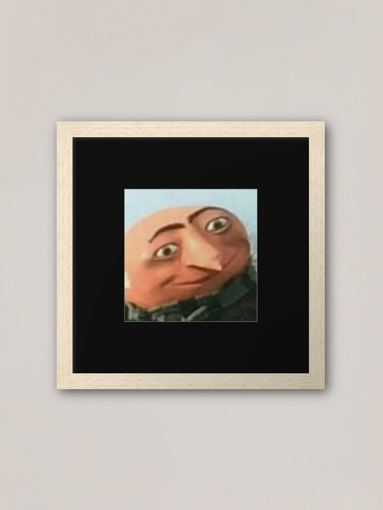 Gru Meme Face Poster for Sale by itsjustpeachy