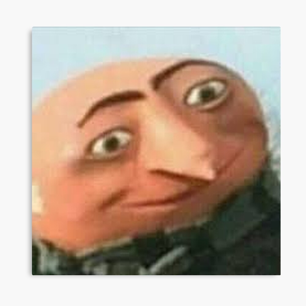 Gru Meme Face Poster for Sale by itsjustpeachy | Redbubble