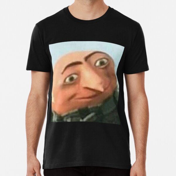 Gru Meme T-shirt Funny Gru Gorl Memes T-shirt Cotton Shirt