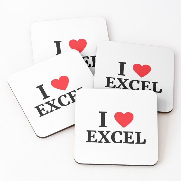 Item preview, I Love Excel Heart  designed and sold by Vanover Designs.
