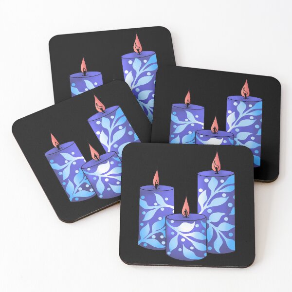 Item preview, Purple candles designed and sold by RaraWestArt.